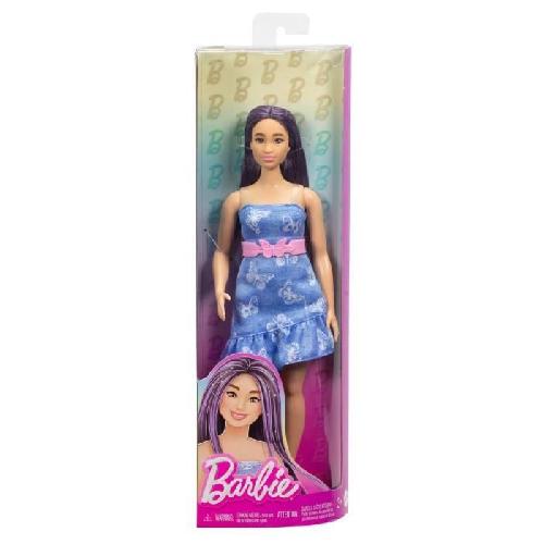 Poupee Poupée Barbie Fashionistas Robe Azur Papillon