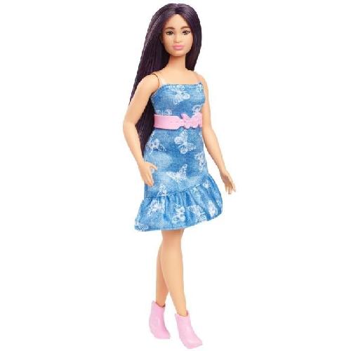 Poupee Poupée Barbie Fashionistas Robe Azur Papillon