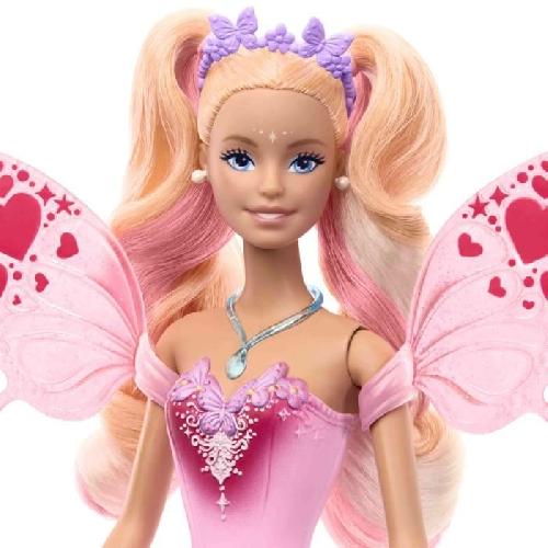 Poupee Poupée Barbie Fée-Ailes Et Tenue Avec Changement De Couleur