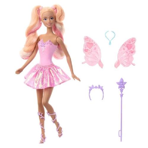 Poupee Poupée Barbie Fée-Ailes Et Tenue Avec Changement De Couleur