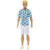 Poupee Barbie-Ken Fashionistas-Poupée blonde avec t-shirt cactus HJT10