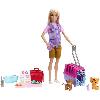 Poupee Barbie-Sauvetage d'Animaux-Coffret poupée blonde et accessoires HRG50