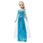 Poupee Elsa Chantante - Disney Princess - La Reine des Neiges - Tenue Bleu Glacial - Pour Enfant de 3 Ans et +