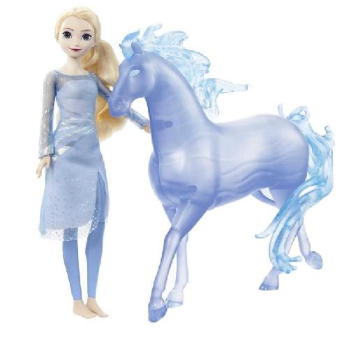 Poupee Poupée Elsa et Nokk de La Reine des Neiges Disney Princess - Figurines articulées pour enfant de 3 ans et plus