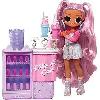 Poupee L.O.L. Surprise OMG Sweet Nails? -  Bar a ongles - Poupée mannequin Kitty K Café - Theme Café - A partir de 4 ans