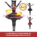 Poupee Poupée Ladybug Transformation - BANDAI - Miraculous 26 cm - Changement de tenue