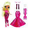 Poupee LOL Surprise OMG - Poupée Mannequin 24 cm - Lady Diva - 2 tenues avec peigne et accesoires - Dés 4 ans