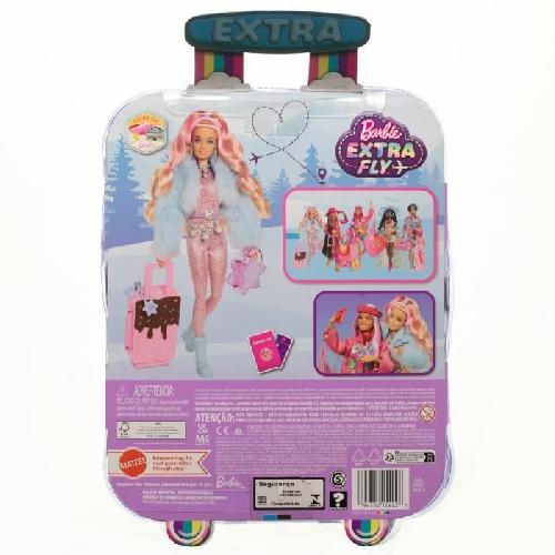 Poupee Poupée mannequin Barbie Extra Neige - Barbie - HPB16 - 15 vetements et accessoires inclus