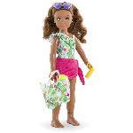 Poupee mannequin Melody a la plage - COROLLE GIRLS - 28 cm - senteur vanille - 5 accessoires