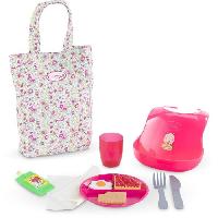 Poupee - Peluche Accessoires poupon - COROLLE - Grand Coffret Repas - Pour poupon 36 et 42 cm - 11 accessoires - Des 2 ans