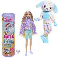 Poupee - Peluche Barbie-Barbie Cutie Reveal-Poupée dalmatien Reve Coloré. 10 surprises HRK41