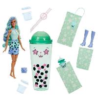 Poupee - Peluche Barbie-Pop Reveal-Poupée parfumée série Bubble Tea avec accessoires HTJ21