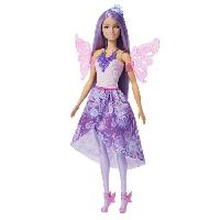 Poupee - Peluche Barbie-Poupée Barbie Fantaisie Féerique-Coffret Avec Accessoires - 3 ans+- JCP74