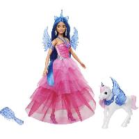 Poupee - Peluche Barbie Princesse Saphir - Licorne Poupée - 65 ans de Barbie Mattel HRR16