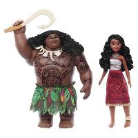 Poupee - Peluche DISNEY PRINCESS - VAIANA Coffret duo  vaiana et maui - JDD43