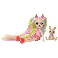 Poupee - Peluche Enchantimals-Poupée Chevelure-Poupée et figurine animal HTJ70