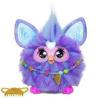 Poupee - Peluche Furby violet. 15 accessoires. peluche interactive pour filles et garçons. animatronique activé par la voix. a partir de 6 ans