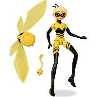 Poupee - Peluche Mini-poupée Queen Bee - MIRACULOUS - 12 cm - Jaune et noir - 4 ans et plus