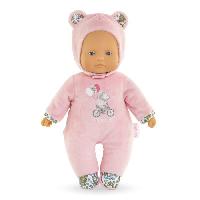 Poupee - Peluche Mon Doudou COROLLE - Pti' Coeur Ours Rose - 30 cm - petit poupon - senteur de vanille - des 9 mois