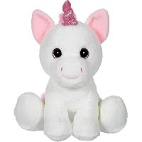 Poupee - Peluche Peluche Licorne GIPSY - Puppy Eyes Pets 40 cm - Blanc - Pour Enfant des la Naissance