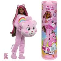 Poupee - Peluche Poupée Barbie Cutie Reveal Bisounours Toucâlin Rose - 3 ans+- JCN95