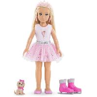 Poupee - Peluche Poupee mannequin - COROLLE - Valentine Ballerine - 28 cm - 4 accessoires - des 4 ans