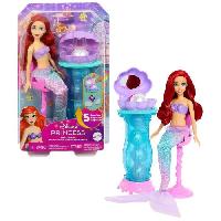 Poupee - Peluche Princesses Disney-Ariel Secrets De Perle-Coffret Poupée Et 5 Surprises - 3ans +- JBF86