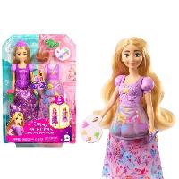 Poupee - Peluche Princesses Disney-Poupée Raiponce Pique-Nique Et Art-Coffret - 3 ans+- JBG09