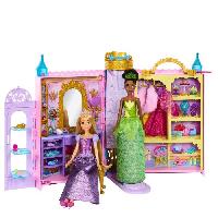 Poupee - Peluche Princesses Disney-Pretes pour le bal-Coffret dressing HXC20