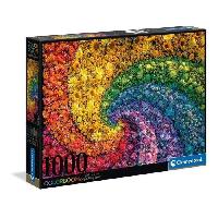 Poupee - Peluche Puzzle - Clementoni - Colorboom collection - 1000 pieces - Couleurs vibrantes - Design original
