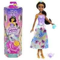 Poupee - Peluche Spin & Reveal Jasmine Mattel Poupée Disney Princesses avec accessoires et 11 surprises HXC23