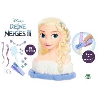 Poupee - Peluche Tete a Coiffer Deluxe La Reine des Neiges 2 - Elsa - Disney Princesses