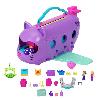 Poupee Polly Pocket-Avion Chaton Transformable-Coffret avec 2 mini-figurines HWP19