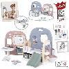 Poupee Smoby - Baby Care - Creche 5 Espaces + 27 Accessoires - Poupon jusqu'a 42 cm