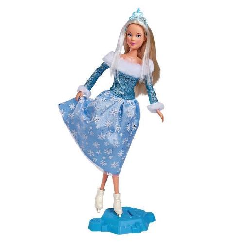 Poupee Poupée Steffi Love - SILVERTORN - SL PATINAGE - Patinage sur glace - Robe a flocons de neige - Couronne