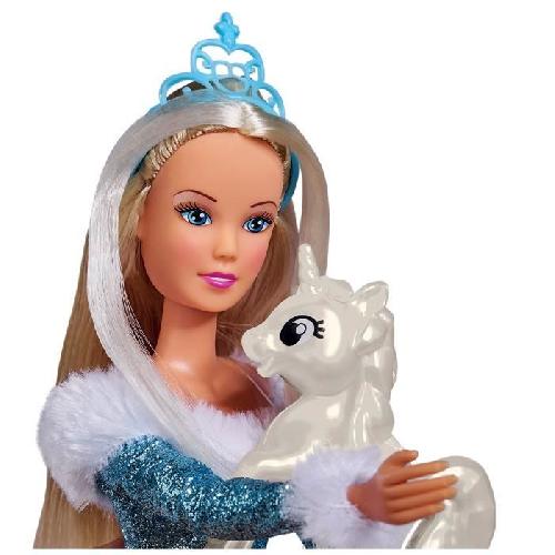 Poupee Poupée Steffi Love - SILVERTORN - SL PATINAGE - Patinage sur glace - Robe a flocons de neige - Couronne