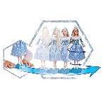 Poupee Poupée Steffi Love - SILVERTORN - SL PATINAGE - Patinage sur glace - Robe a flocons de neige - Couronne