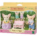 Figurine Miniature - Personnage Miniature Poupée - SYLVANIAN FAMILIES - Famille Fennec - Multicolore - Articulée et habillée avec soin