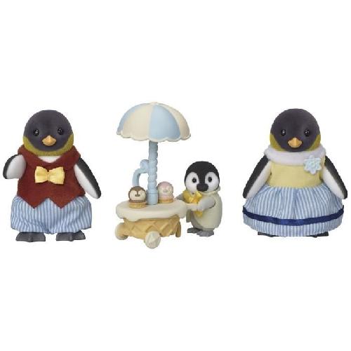 Figurine Miniature - Personnage Miniature Poupée - SYLVANIAN FAMILIES - La famille Pingouin - Blanc - Multicolore - Modele 5694