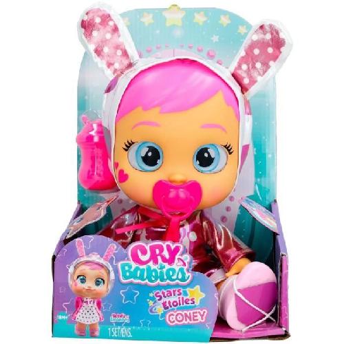 Poupon Poupon Cry Babies Stars - Coney - IMC TOYS - Poupons a fonctions - Cheveux peints et yeux étoilés LED