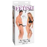 Pour lui ou elle gode-ceinture creux violet de 18 cm