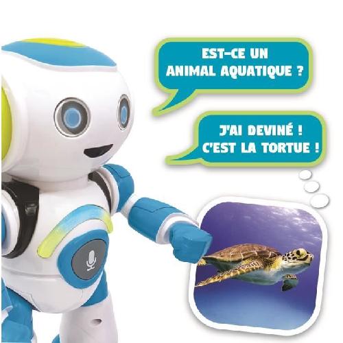 Robot Miniature - Personnage Miniature - Animal Anime Miniature POWERMAN JUNIOR - Mon Robot Intelligent qui lit dans les pensees -Francais-. sons et lumieres - LEXIBOOK