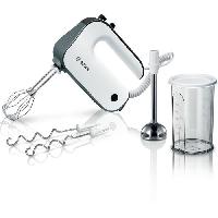 Preparation Culinaire Batteur BOSCH MFQ49700 - 850 W - 5 vitesses+turbo - blanc-anthracite