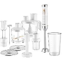 Preparation Culinaire Mixeur plongeant 10 en 1 - SENCOR - SHB 6551WH - 1500 W - Technologie TITANIUM QuadBlade - Blanc