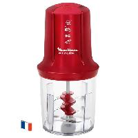 Preparation Culinaire MOULINEX - Mini Hachoir Électrique Multi Moulinette 3en1 - AT714G32 - 500W - Rouge