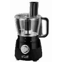 Preparation Culinaire Robot Multifonction - RUSSELL HOBBS - Matte Black 24732-56 - 600 W - Bol 2.5 L - Lames inox - Disque réversible - Noir mat