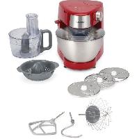 Preparation Culinaire Robot pâtissier multifonction compact - KENWOOD - KHC290A.E0RD - 1000 W - Bol de 4.3 L - Rouge