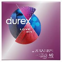 Preservatifs Durex Pack de 40 preservatifs Love Mix