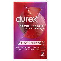 Preservatifs Durex Preservatifs extra lubrifies 8pc