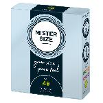 Preservatifs Preservatifs Mister Size 49mm pack de 3